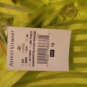 Limepunch shadow strip blouse